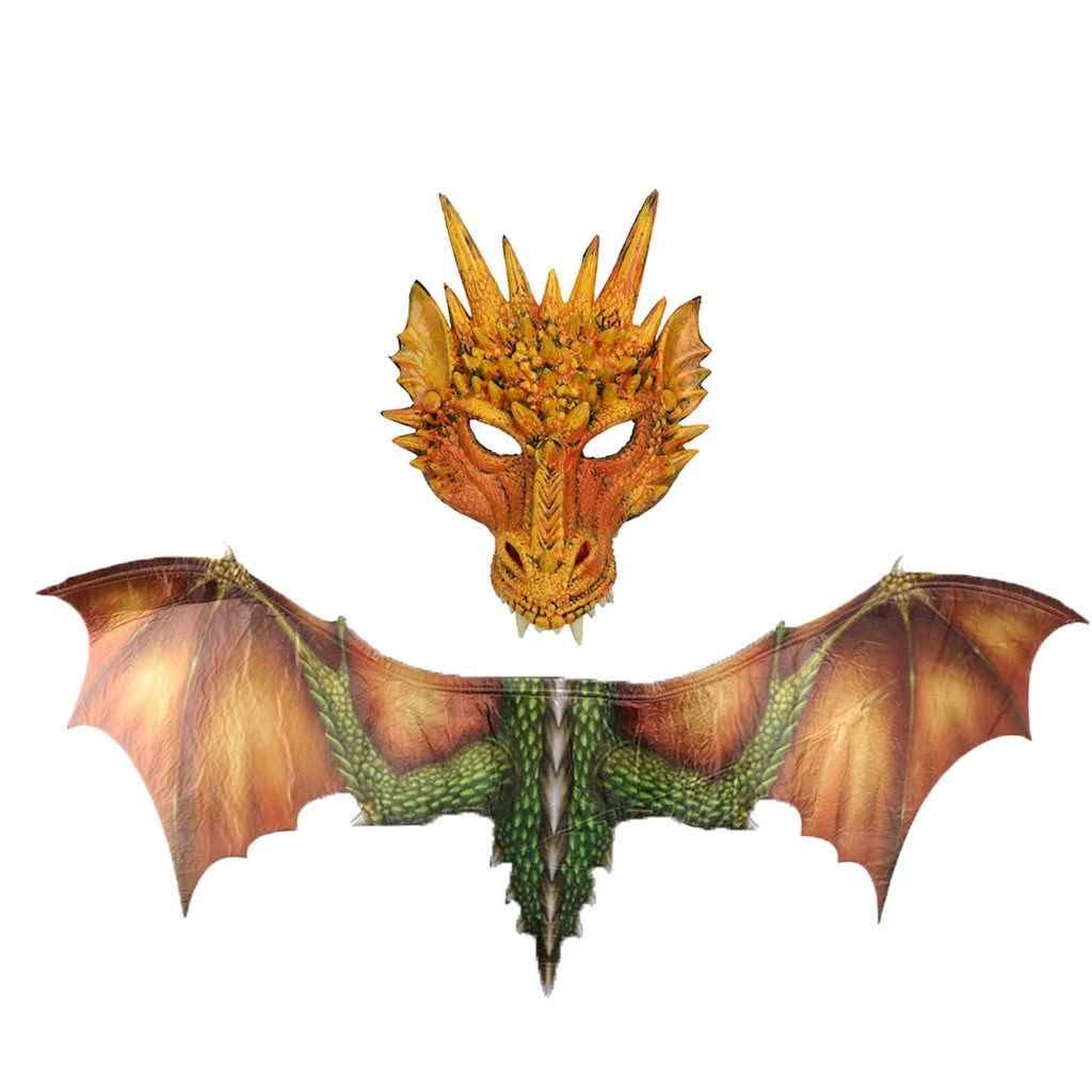 3D Dragon Wings Masks Cosplay Costume Wings Prop Decor