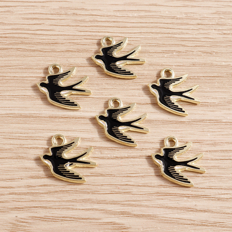 Cartoon Swallow Bird Animal Pendant Alahas