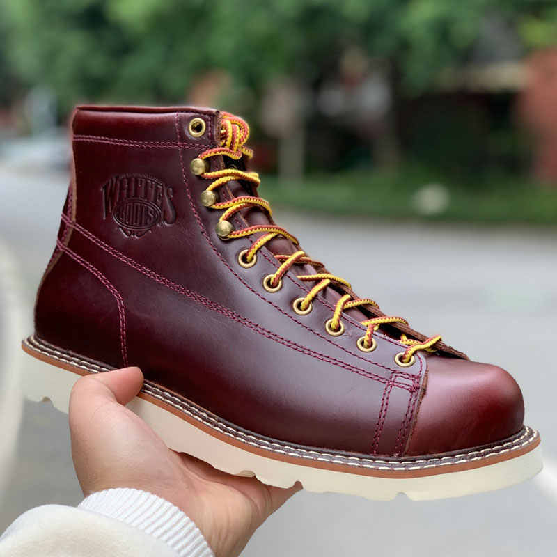 American Retro Short Face Worker Boots