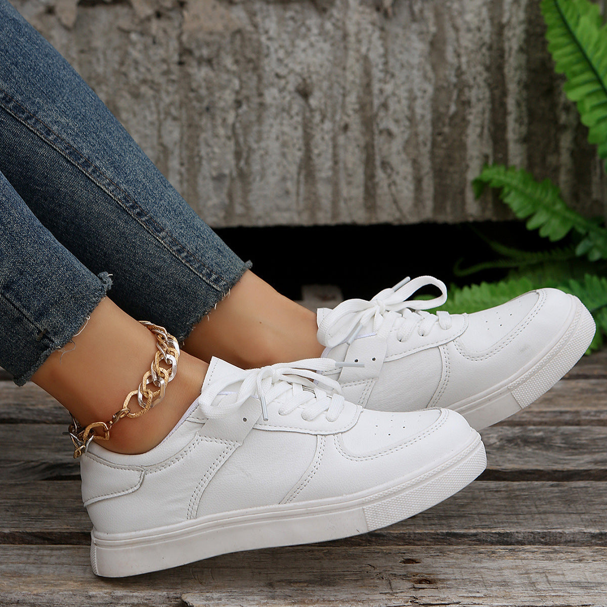 Solid Color Female Casual Sports Single-layer Shoes