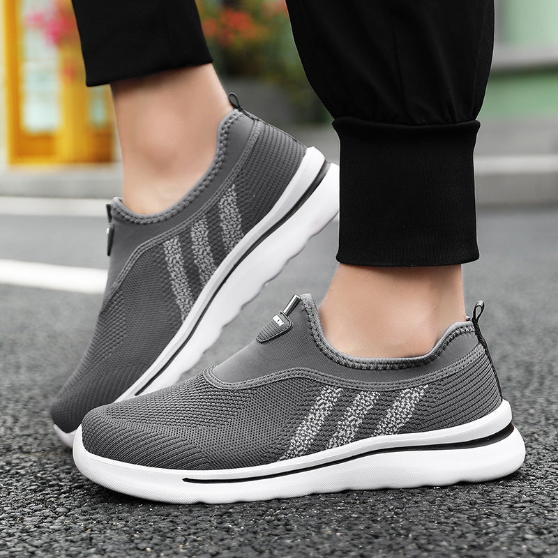 Men's Old Beijing Cloth Shoes Slip-on Soft Bottom Non-slip