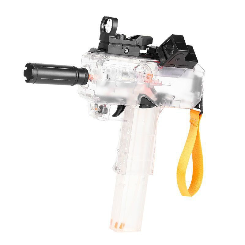 Pistola de agua eléctrica Uzi, potente pistola de agua para niños, juguete de alcance completamente automático, pistola de agua de juguete para exteriores con pulverización larga