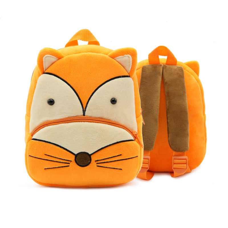 Mga Cute Plush Backpacks Kindergarten Cartoon School Bags Bag na Mga Laruan ng Bata