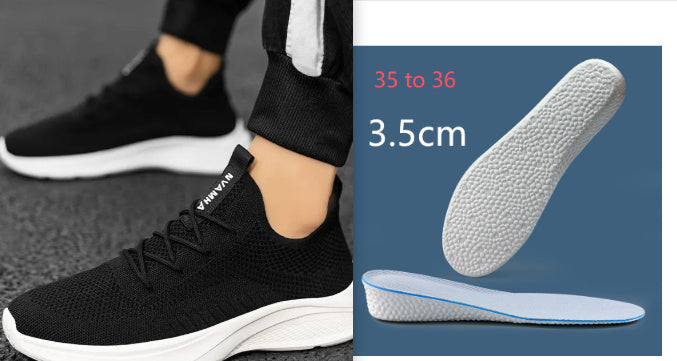 Breathable White Mesh Men's Casual Sneaker