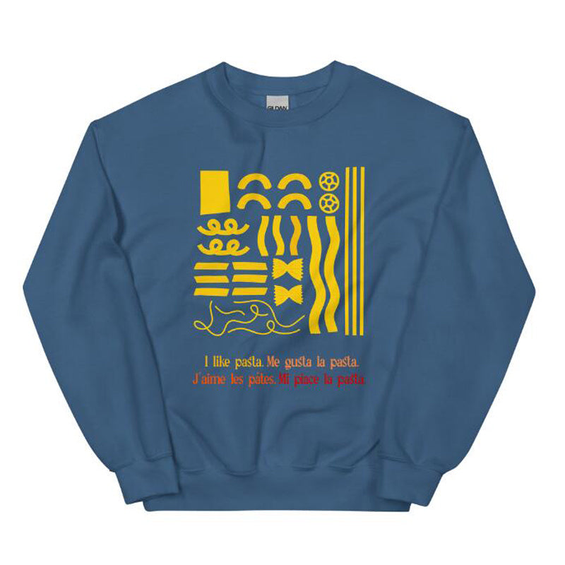 European And American Men's Letter Printed Round Neck Sweatshirt