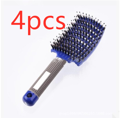 Hairbrush Anti Klit Brushy Haarborstel Women Detangler Hair Brush Bristle Nylon Scalp Massage  Teaser Hair Brush Comb