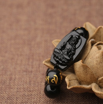 Buddha Obsidian Bracelet