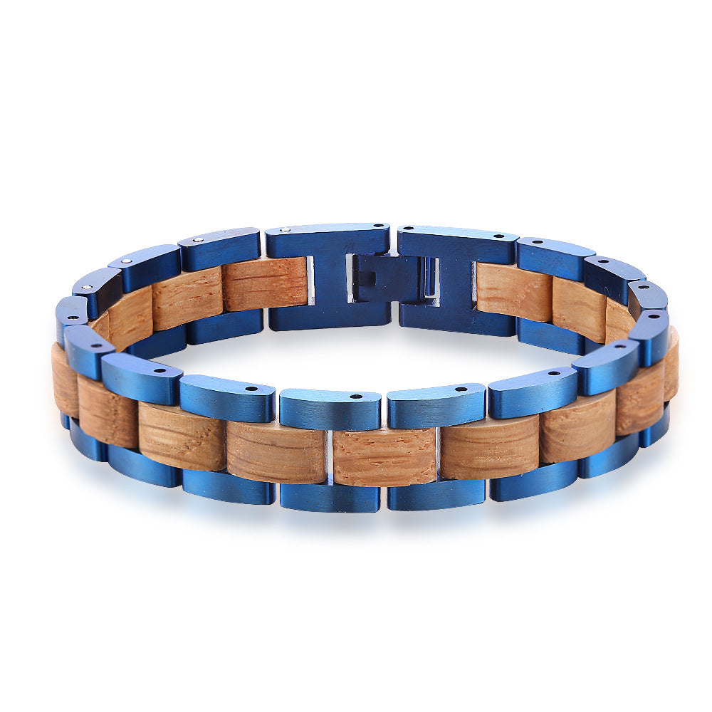 Pulsera de madera para pareja de hombres y mujeres.