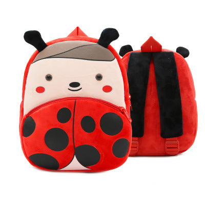 Mga Cute Plush Backpacks Kindergarten Cartoon School Bags Bag na Mga Laruan ng Bata