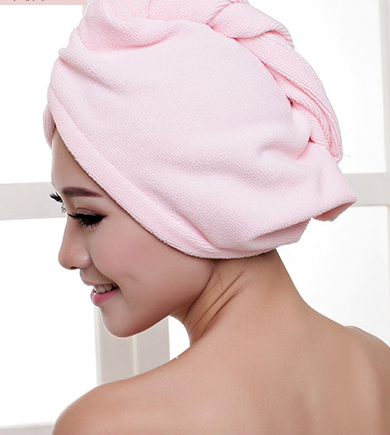 Gorro secador de pelo para mujer, toalla absorbente para cabello seco