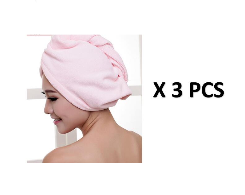 Gorro secador de pelo para mujer, toalla absorbente para cabello seco