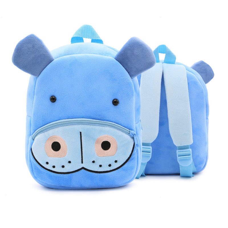 Mga Cute Plush Backpacks Kindergarten Cartoon School Bags Bag na Mga Laruan ng Bata