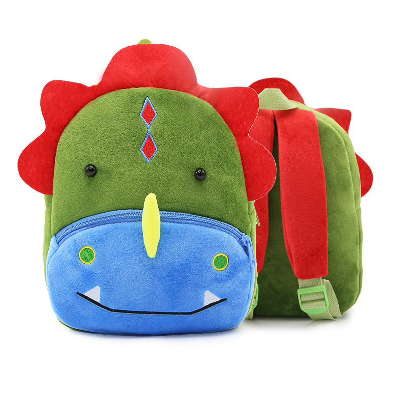 Mga Cute Plush Backpacks Kindergarten Cartoon School Bags Bag na Mga Laruan ng Bata