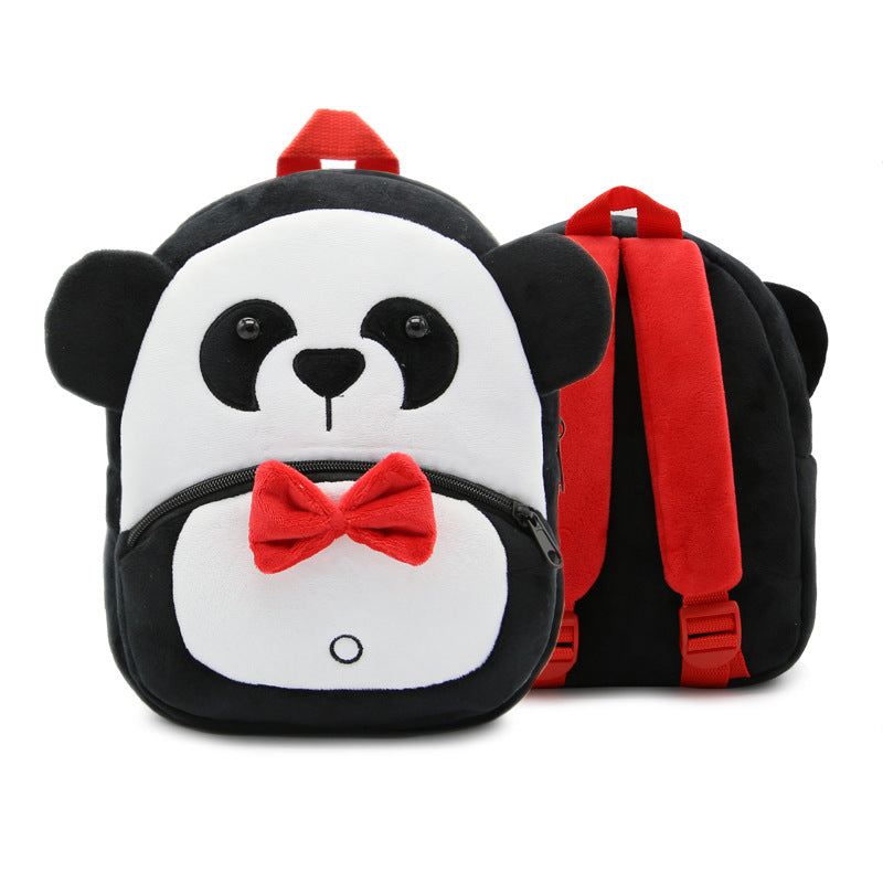 Mga Cute Plush Backpacks Kindergarten Cartoon School Bags Bag na Mga Laruan ng Bata