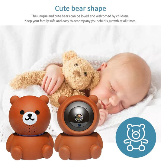 Bear Camera1080P Wifi IP Camera Auto Tracking IR Night Vision Home Security Camera