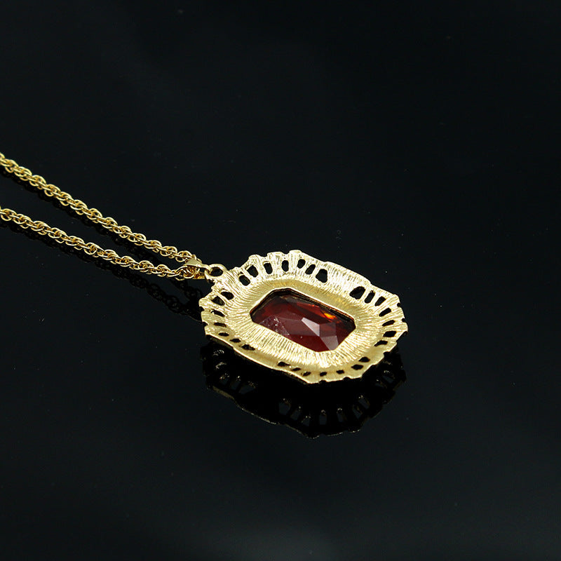 New Fashion Ruby Necklace Pendant