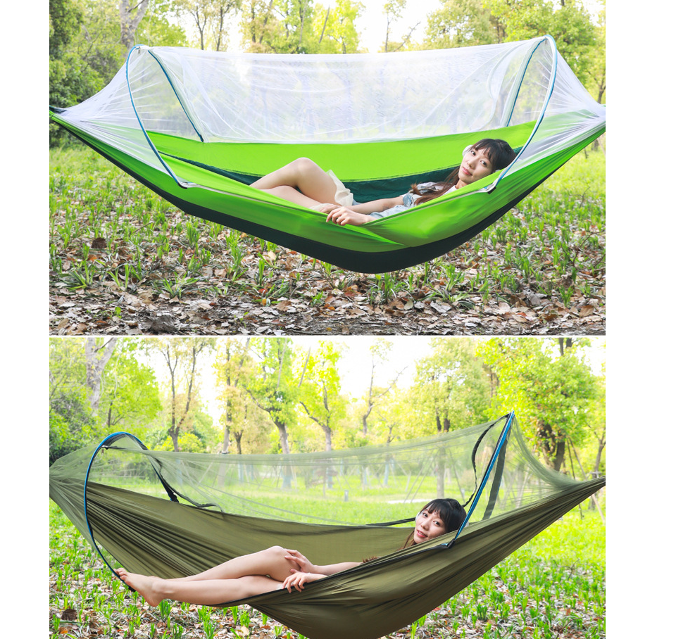 2 Tao Portable Outdoor Mosquito Parachute Hammock