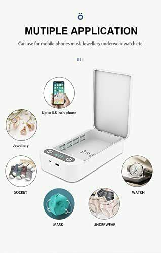 Limpiador desinfectante multifuncional UV para desinfectar las llaves de tu teléfono y joyas