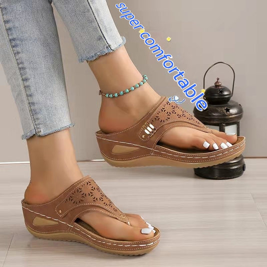 Sandalias Cuña Mujer Plataforma Romana