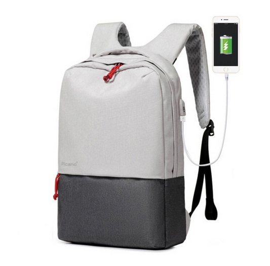 Cross border Picano custom na computer bag backpack leisure student package men at women multi-functional USB charging knapsack