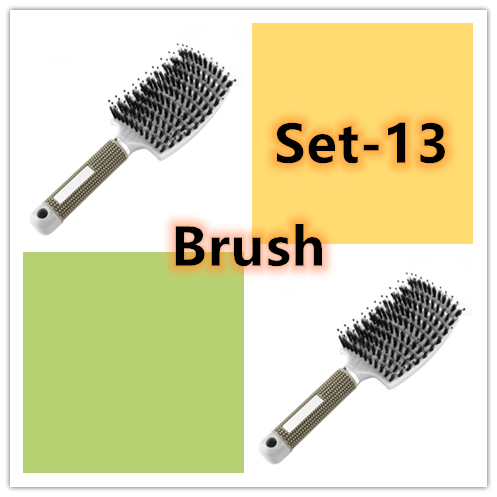 Hairbrush Anti Klit Brushy Haarborstel Women Detangler Hair Brush Bristle Nylon Scalp Massage  Teaser Hair Brush Comb