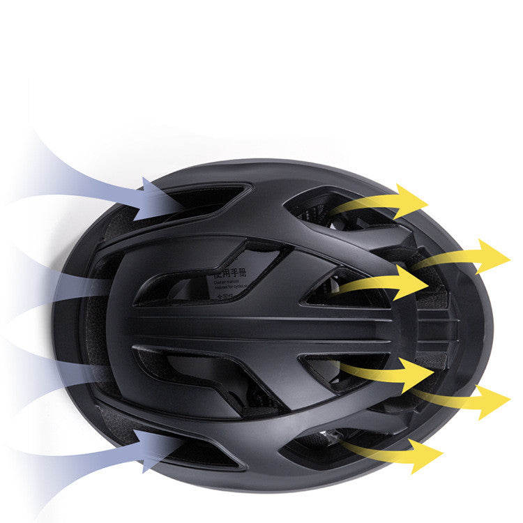 Casco de bicicleta con luz LED, casco de ciclismo moldeado integralmente recargable, Casco de Bicicleta de carretera de montaña, sombrero deportivo seguro