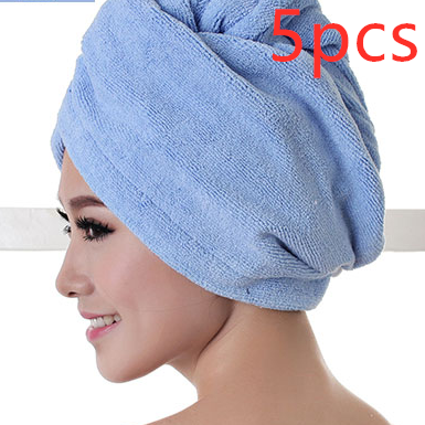 Gorro secador de pelo para mujer, toalla absorbente para cabello seco