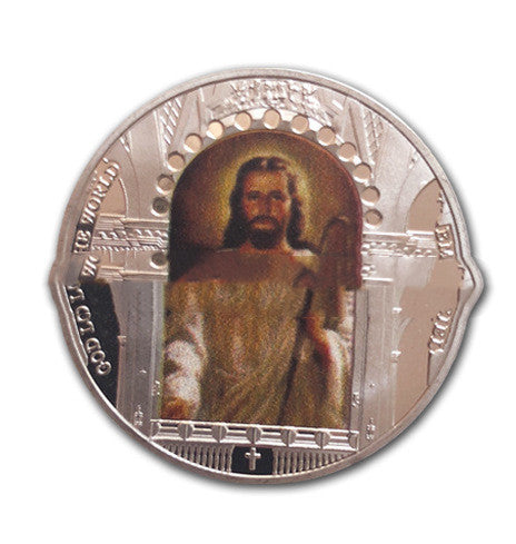 Jesus Christ Metal Commemorative Coin Gold And Silver Coin Religious Belief Souvenir Coin Custom