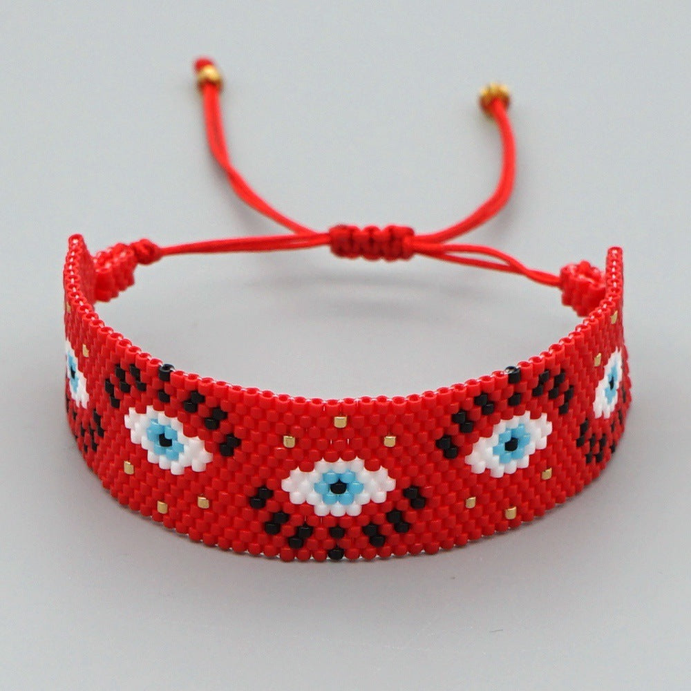 Eye Religious Totem Hand Woven Beaded Bracelet