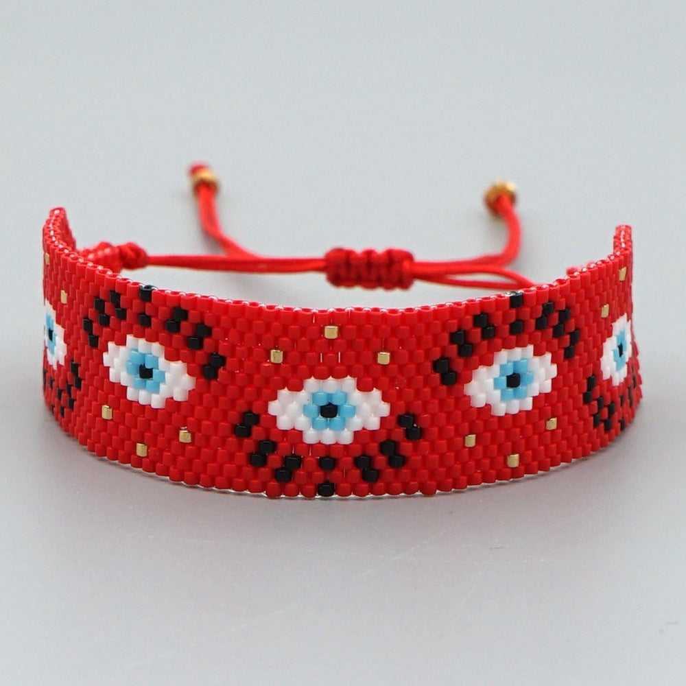 Eye Religious Totem Hand Woven Beaded Bracelet