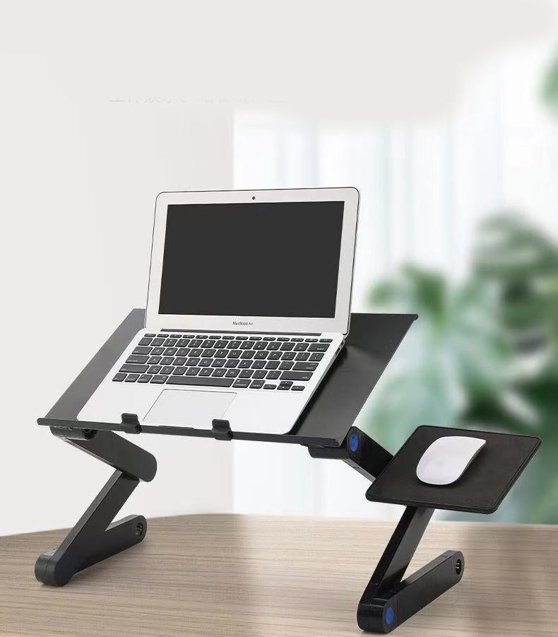 Folding Computer Desk Notebook Computer Stable na May Dobleng Fan