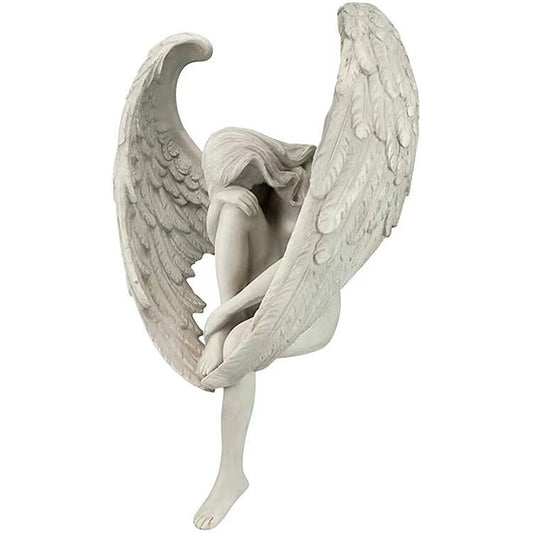 Redemption Angel Statue Ornaments Creative Sculpture Decoration Remembrance and Redemption Figurines Religious Garden Home Decor