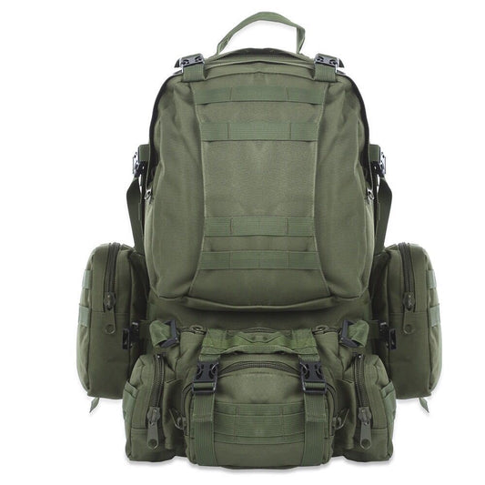 Mochila Molle para exteriores de 50L, Mochila Táctica Militar, bolsa deportiva, impermeable, para acampar, senderismo, viaje