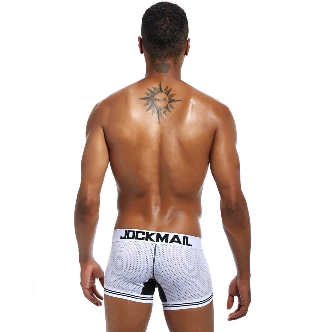 Boxer de ropa interior para hombre Boxers de malla transpirable para hombre