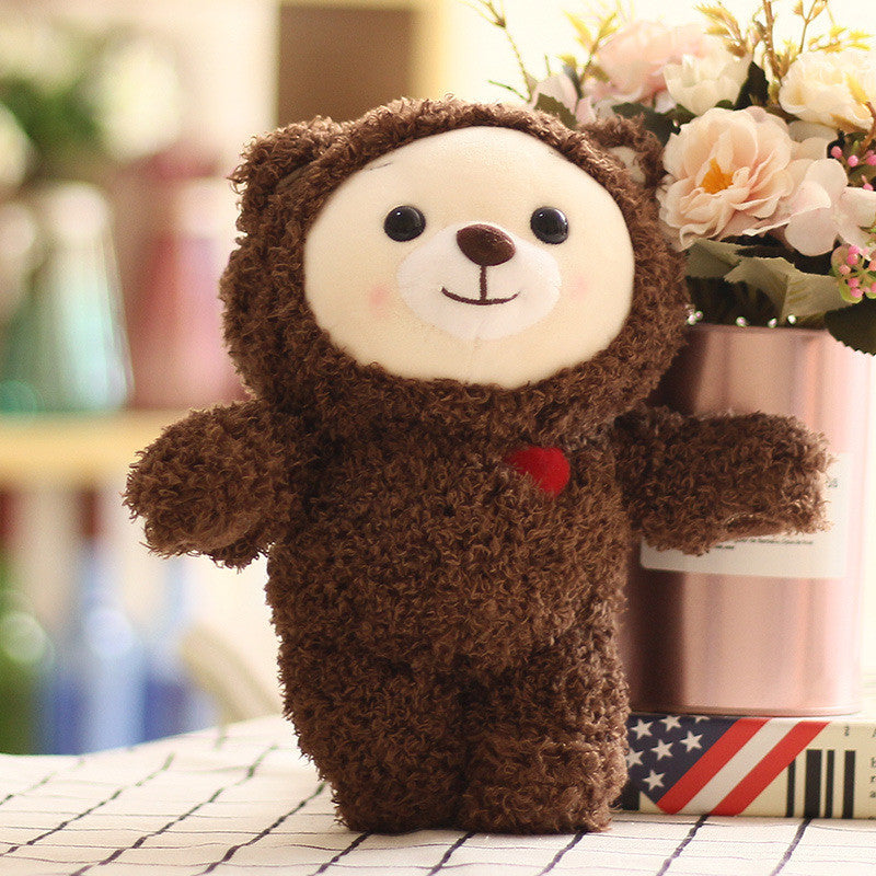 Children's Teddy Bear Rainbow Color Ruby