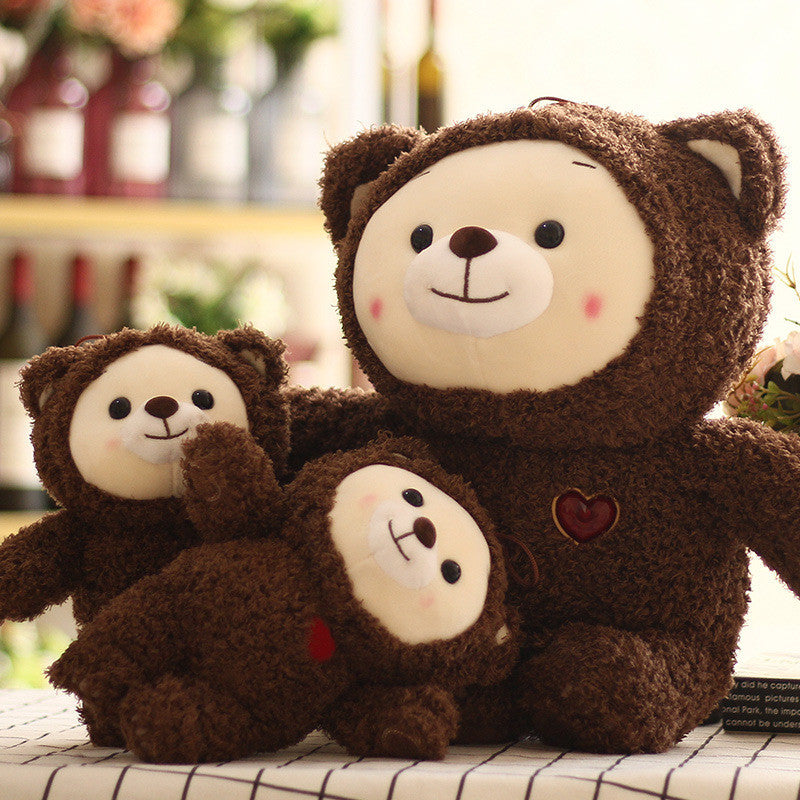 Children's Teddy Bear Rainbow Color Ruby