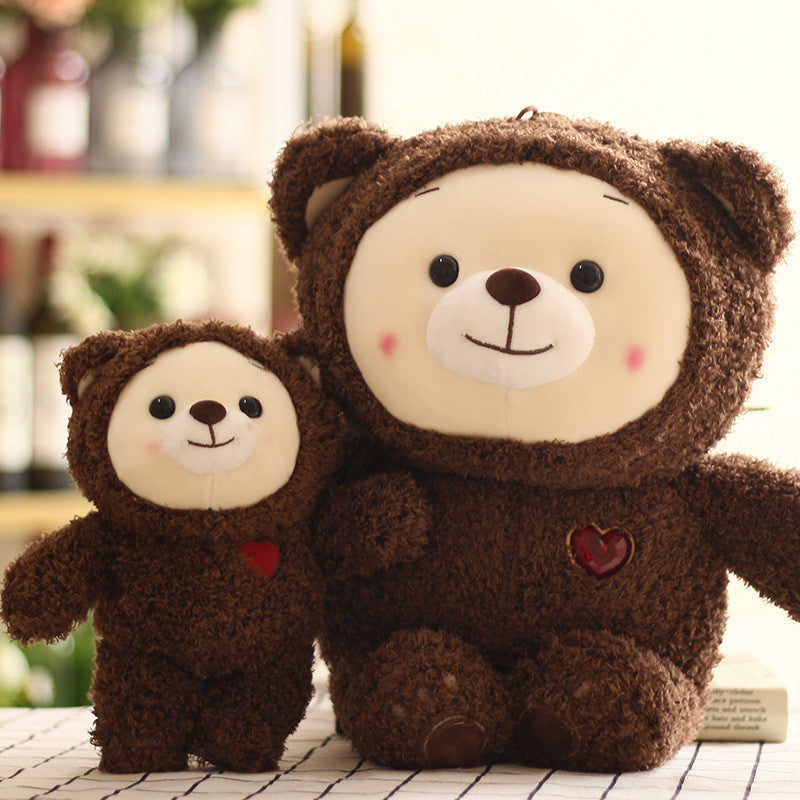 Children's Teddy Bear Rainbow Color Ruby