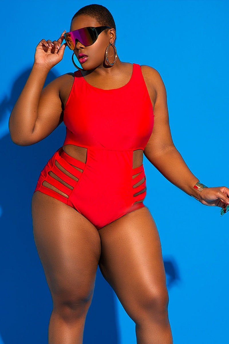 Pambabaeng plus size na swimsuit