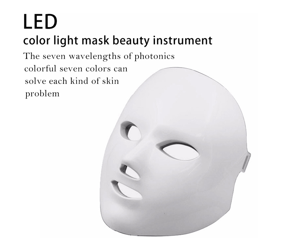 Instrumento de belleza facial LED.