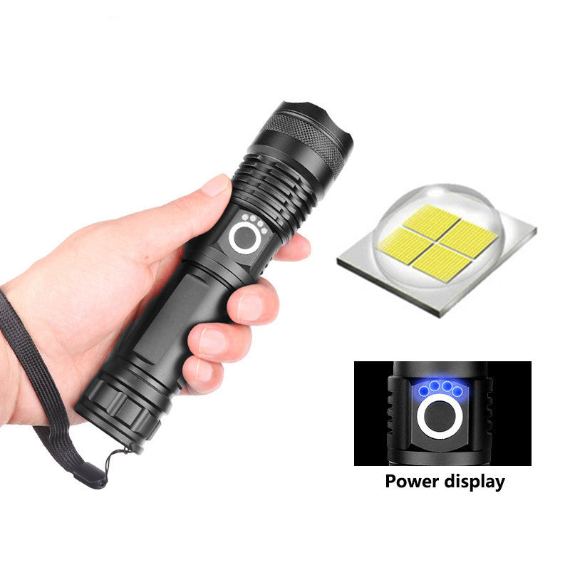 USB Charging Zoom P50 Flashlight