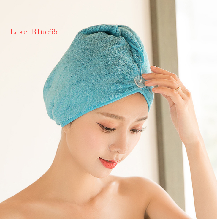 Gorro secador de pelo para mujer, toalla absorbente para cabello seco