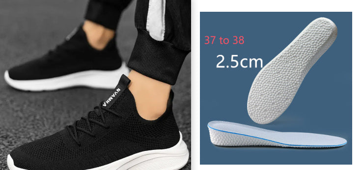 Breathable White Mesh Men's Casual Sneaker