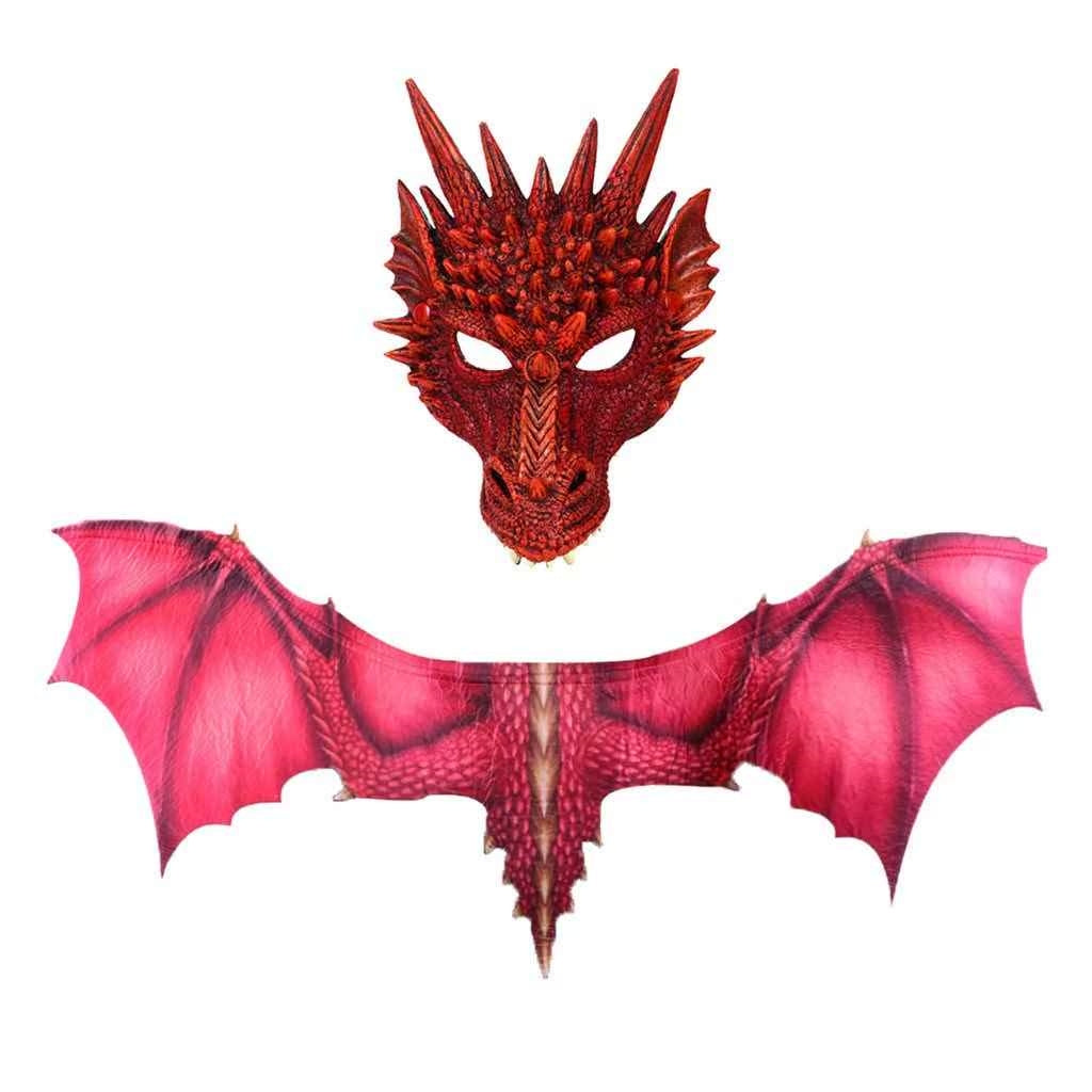 3D Dragon Wings Masks Cosplay Costume Wings Prop Decor