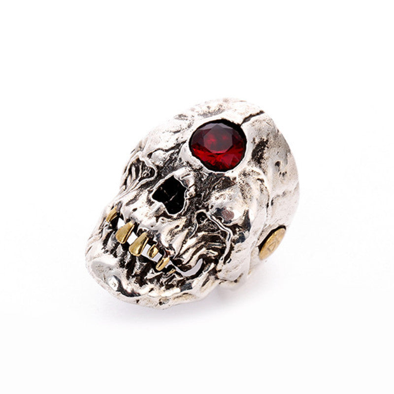 European And American Ancient Greek Mythology Ruby Cyclops Ring