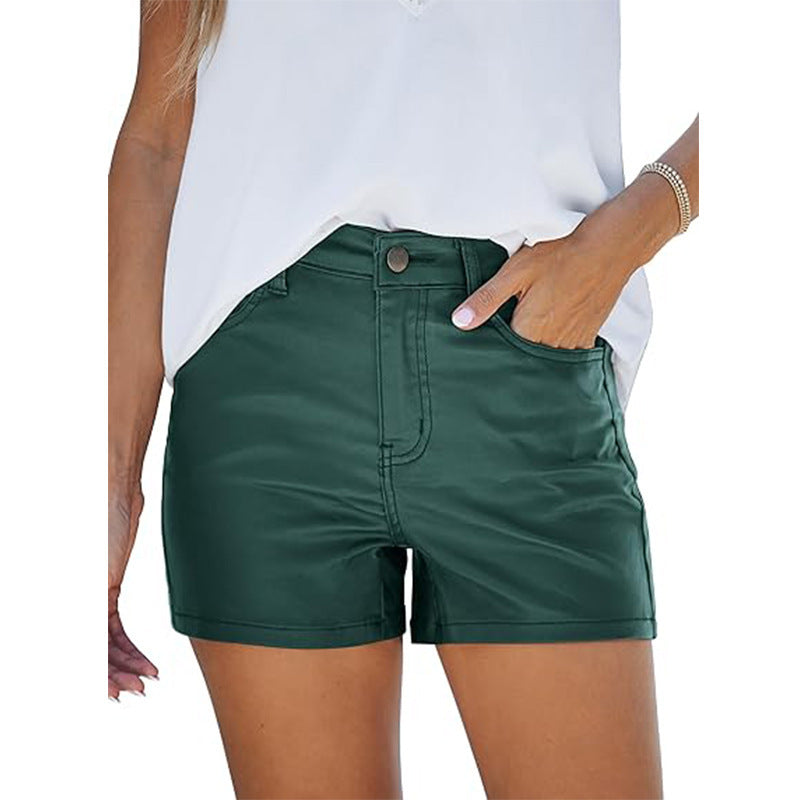 Tight Slimming High Waist Fashion Temperament Wild Women's Shorts