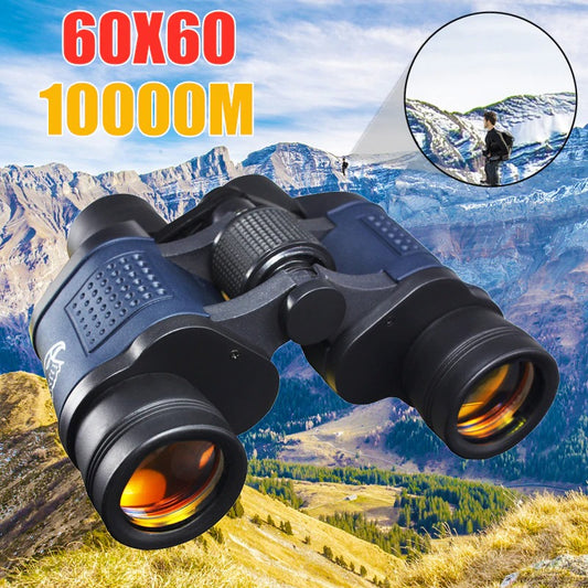 Telescope 60X60 Napakahusay na Binocular Hd 10000M High Magnification Para sa Outdoor Hunting Optical Scope Lll Night Vision Fixed Zoom