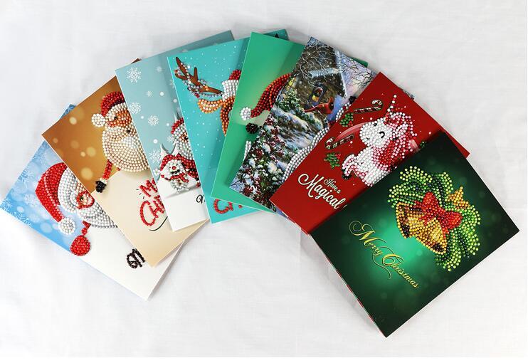 Creative Christmas Card Christmas Card  Diamond Painting  Greeting Card