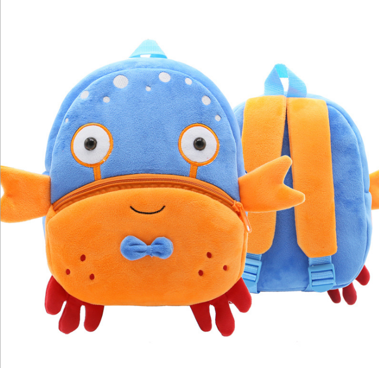 Mga Cute Plush Backpacks Kindergarten Cartoon School Bags Bag na Mga Laruan ng Bata