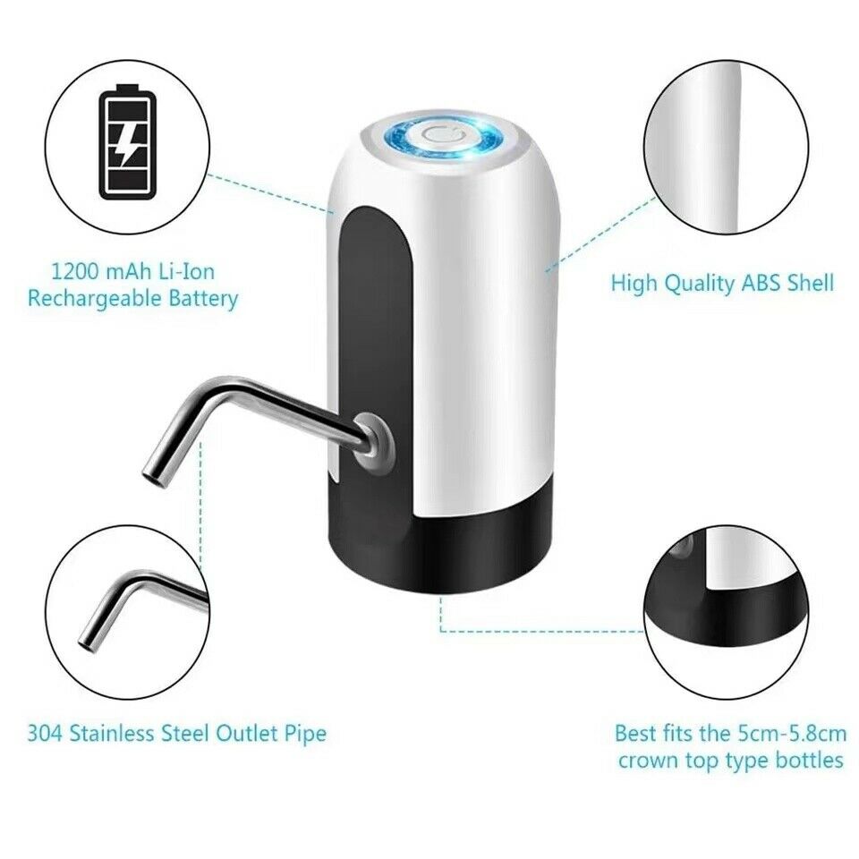 Bote ng Tubig Electric Automatic Universal Dispenser 5 Gallon USB USB Water Dispenser Awtomatikong Drinking Water Bottle