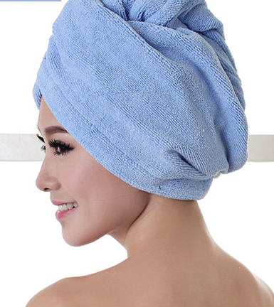 Gorro secador de pelo para mujer, toalla absorbente para cabello seco